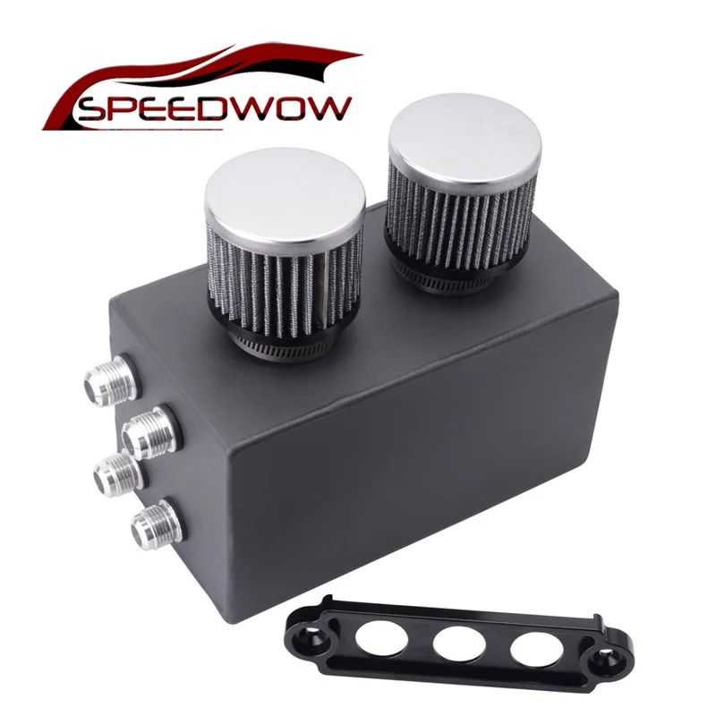 SPEEDWOW алюминиевый 3.5L гоночный маслоуловитель с передышкой резервуар для Honda Civic