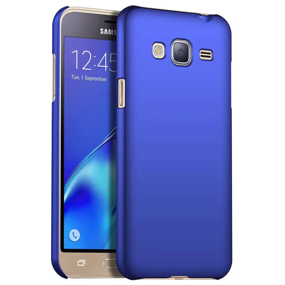 Blue Чехол для samsung Galaxy J3 J5 J7 твёрдый ПК лучшего качества чехол на заднюю панель телефона чехол s для samsung J6 J4 A6 A8 плюс A3 A5 A7 - Цвет: Blue