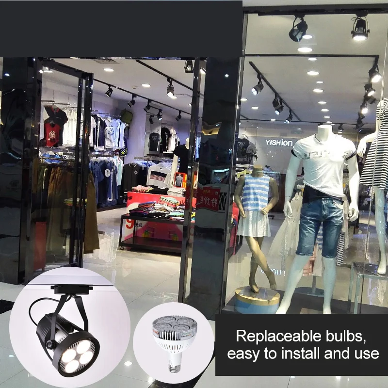 MLZAOSN современный светодиодный Рог трековые светильники точечные магазин одежды