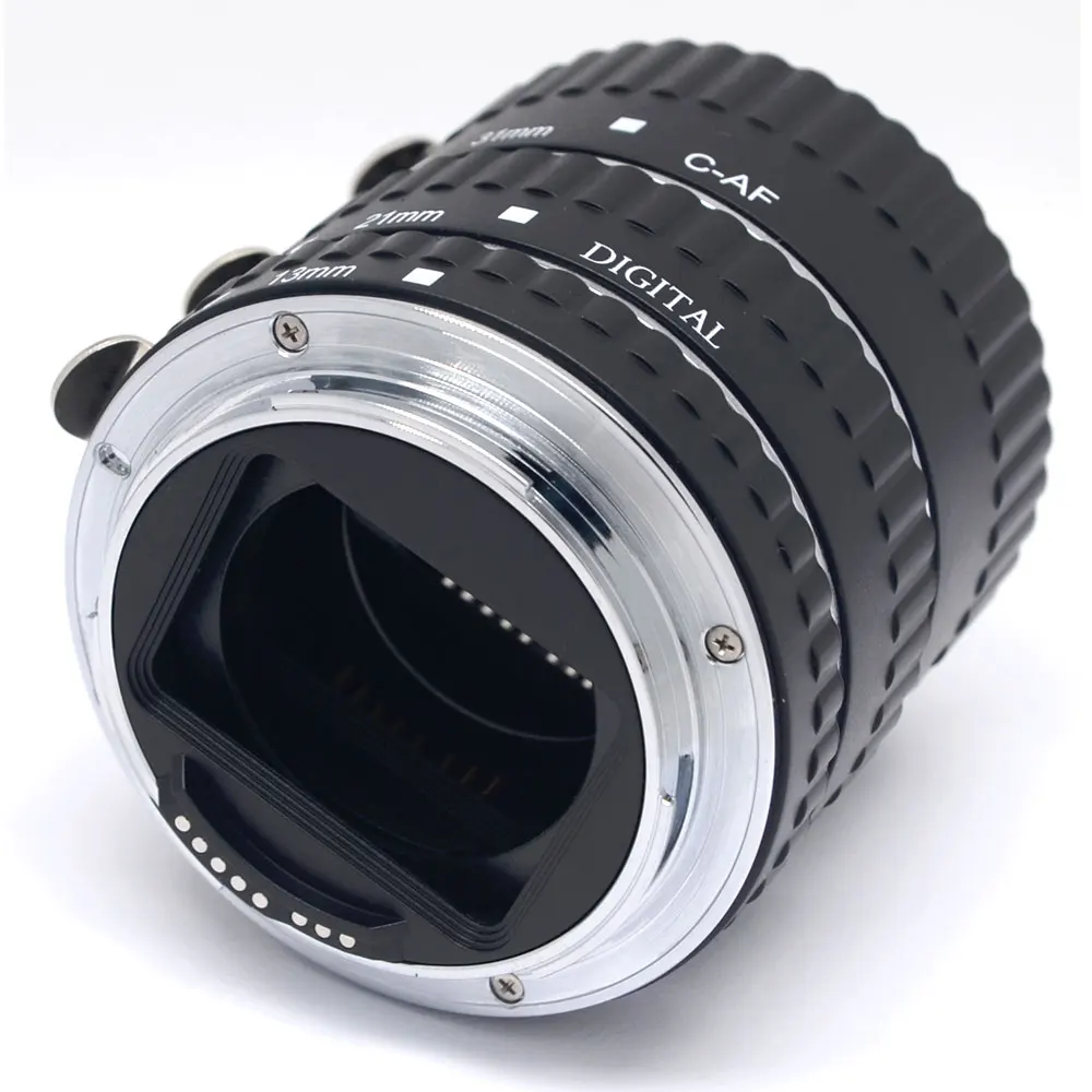 Meike металлическая Автофокус AF Макро Удлинитель для Canon EOS 5D Mark II III 6D 7D 60D 70D 600D 650D 700D T5i T4i