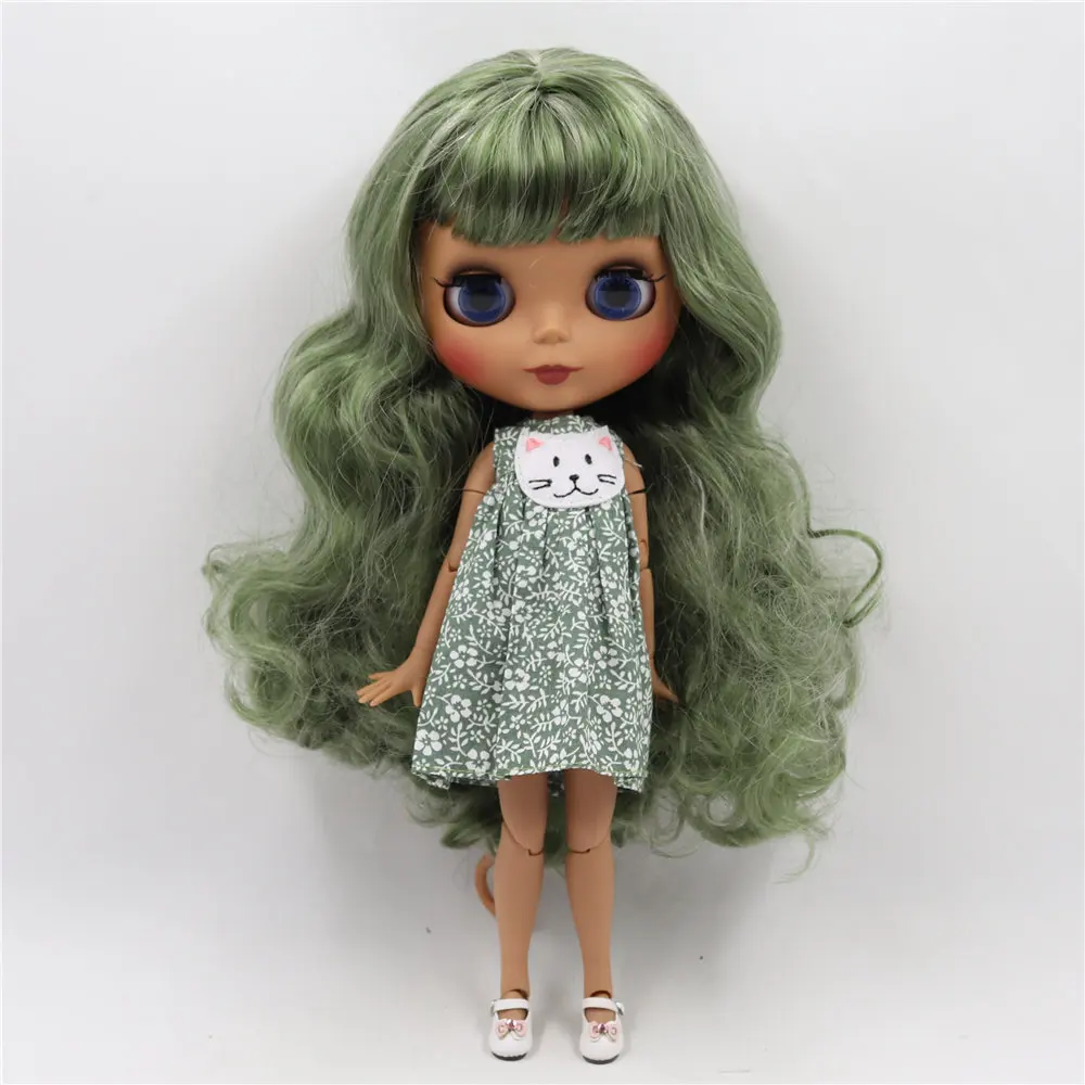 Кукла Blyth BL4299/8800 с черной кожей и матовым лицом|Куклы| |