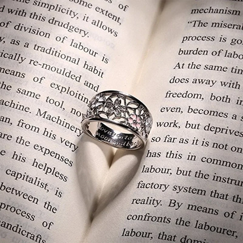 РАЧЕЛ ВИШИ Серебристые Кольца Женские Пустотелые Жемчужные Заручины Простые Дамские Винтажные Цветочные Бохо Ювелирные Изделия С Буквой В2424