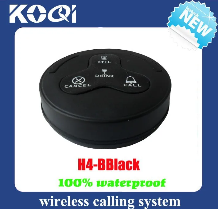 Система вызова ресторана внешняя связь с беспроводной часовой службой кнопка