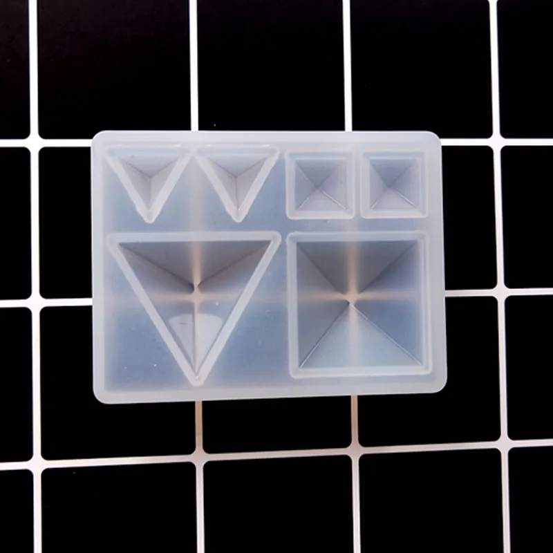 Новая прозрачная Прямоугольная форма из эпоксидной смолы квадратная и круглая