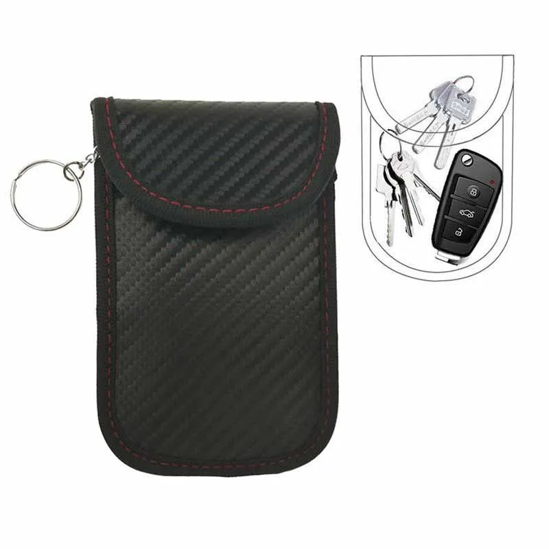 Чехол с блокировкой сигнала без ключа экранирование RFID 2 шт. блокировка пара