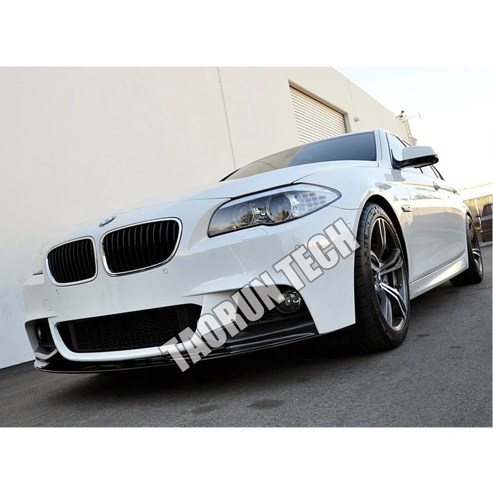 Передний спойлер из углеродного волокна для BMW F10 520i 528i 530i 535i 520d 525d 530d 535d M tech