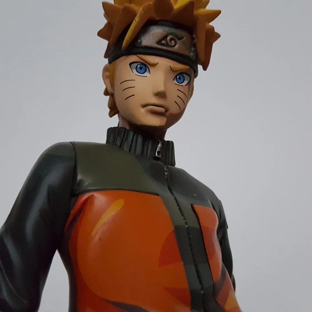 Экшн фигурки Naruto Мультяшные цветные Узумаки Наруто 260 мм ПВХ модель игрушки аниме