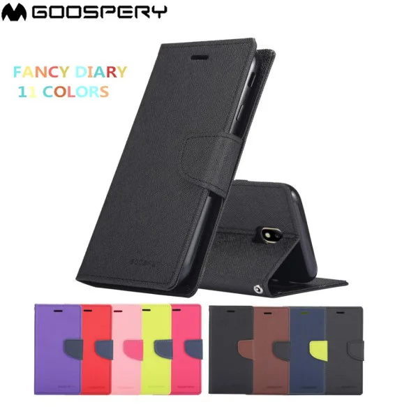 Модный чехол-книжка MERCURY GOOSPERY для samsung Galaxy S8 S9 S10 Plus