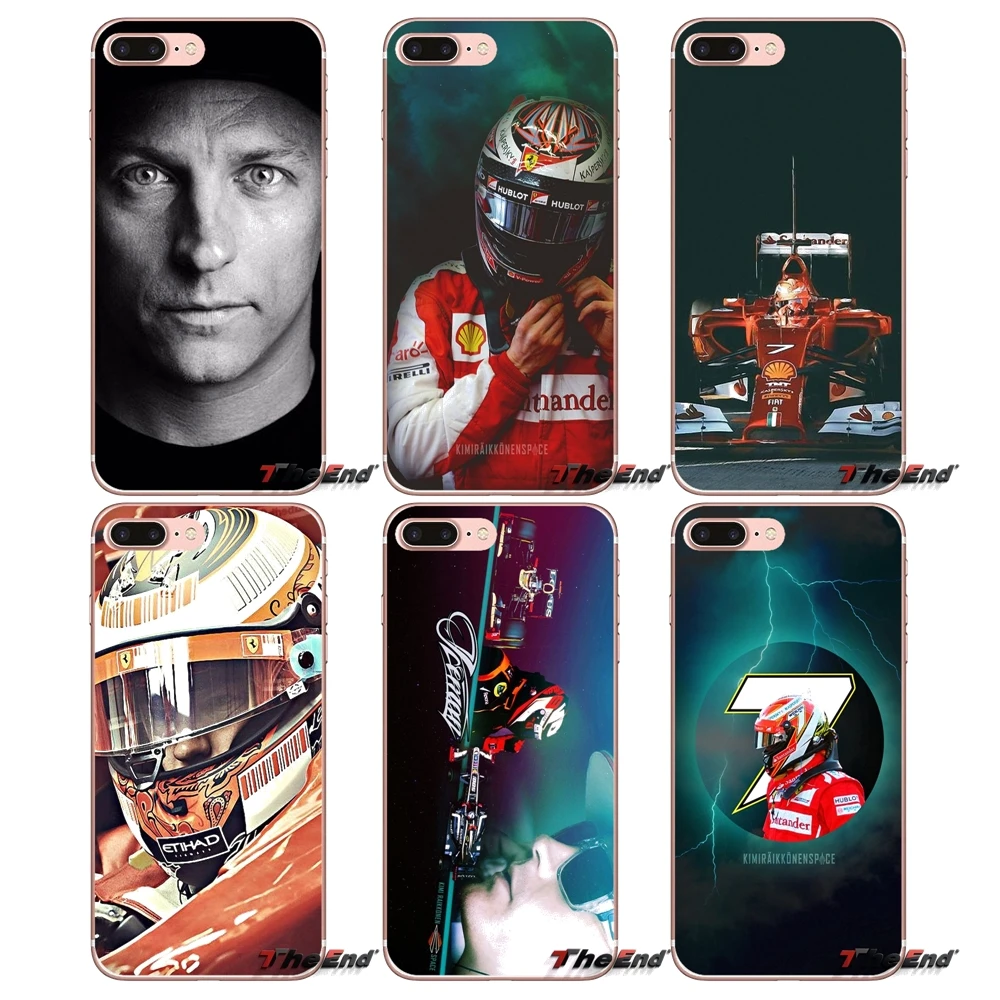 Чехол из ТПУ для Samsung Galaxy S3 S4 S5 MINI S6 S7 edge S8 Plus Note 2 3 4 5 Grand Core Prime Fashion Car driver Kimi Raikkonen|tpu