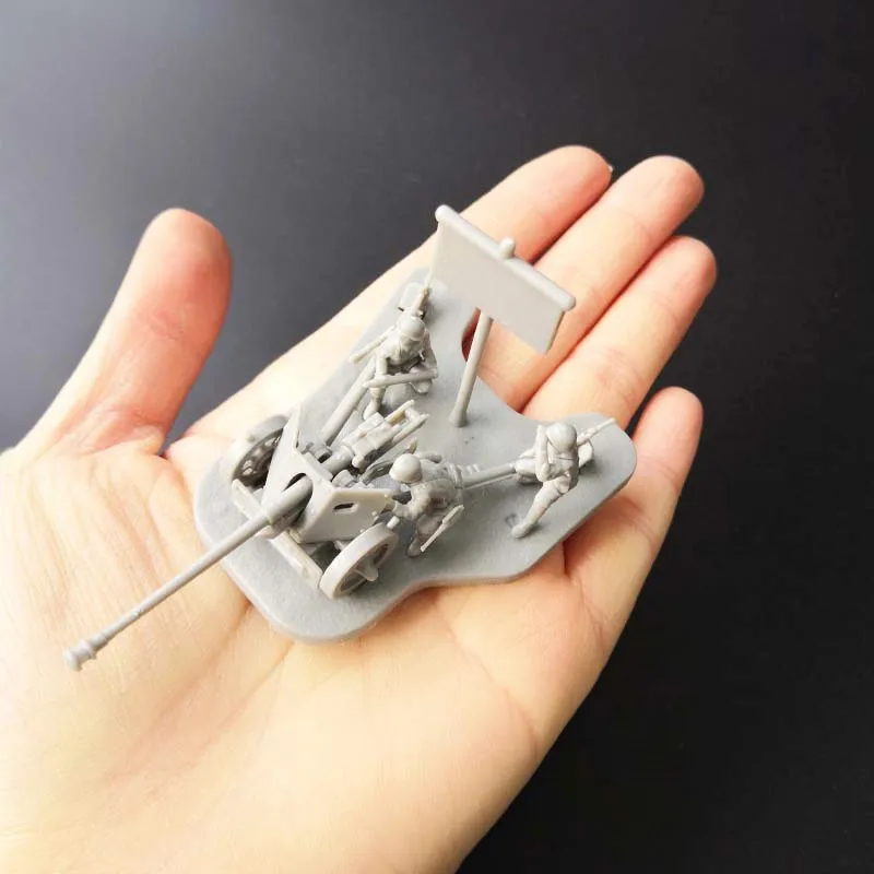 Новинка 1:72PAk40 противотанковый пистолет стереоскопическая сборка модель Военная