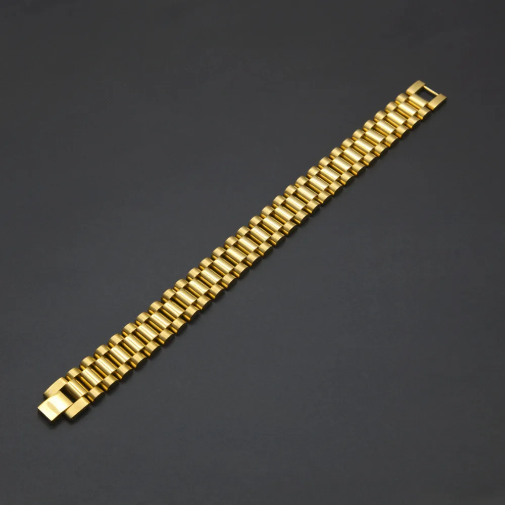 Men's solid stainless steel Wrap bracelets Gold Silver color Titanium chains Bangle For Male Hip Hop Jewelry Gift | Украшения и