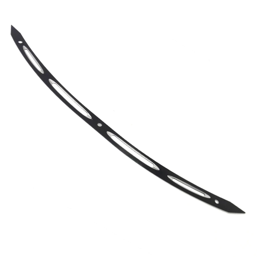 Мотоцикл черный щелевой крыло летучая мышь отделка лобового стекла для Harley 14-UP