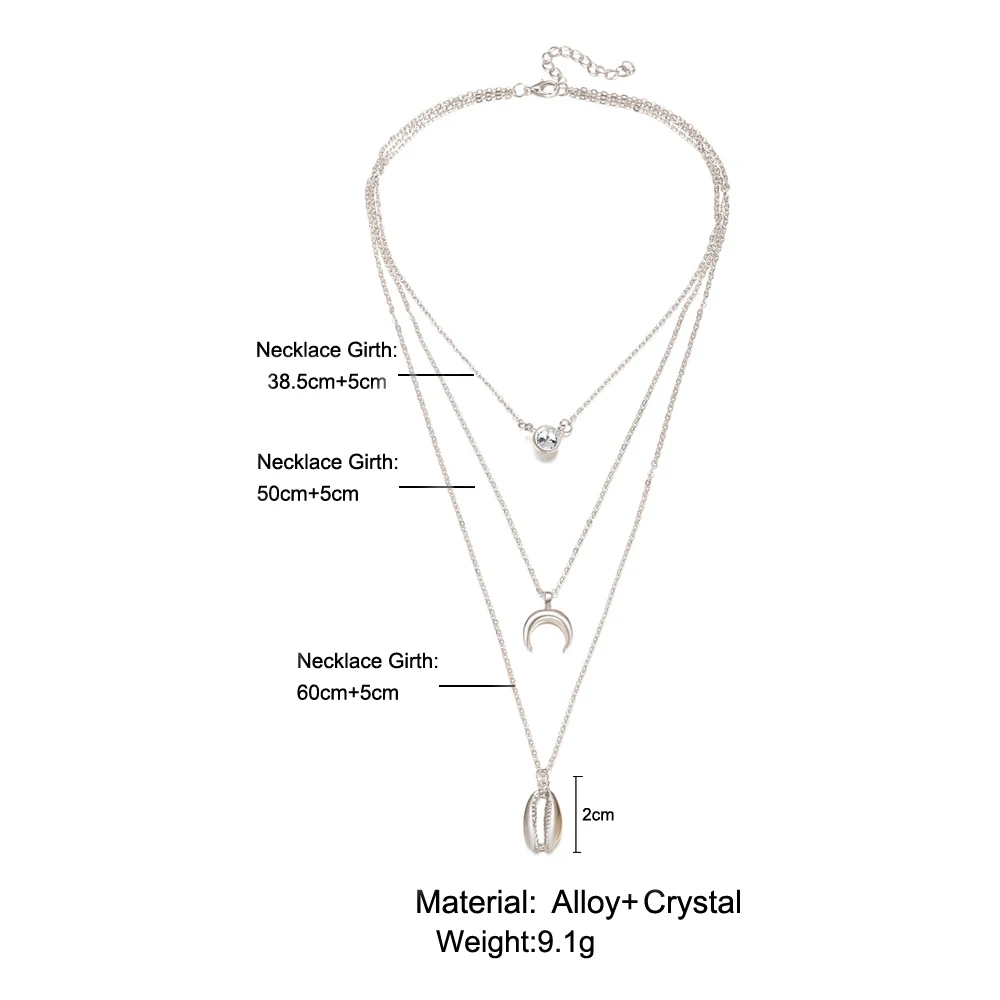 Серебряное жемчужное многослойное ожерелье с подвеской ювелирные изделия колье