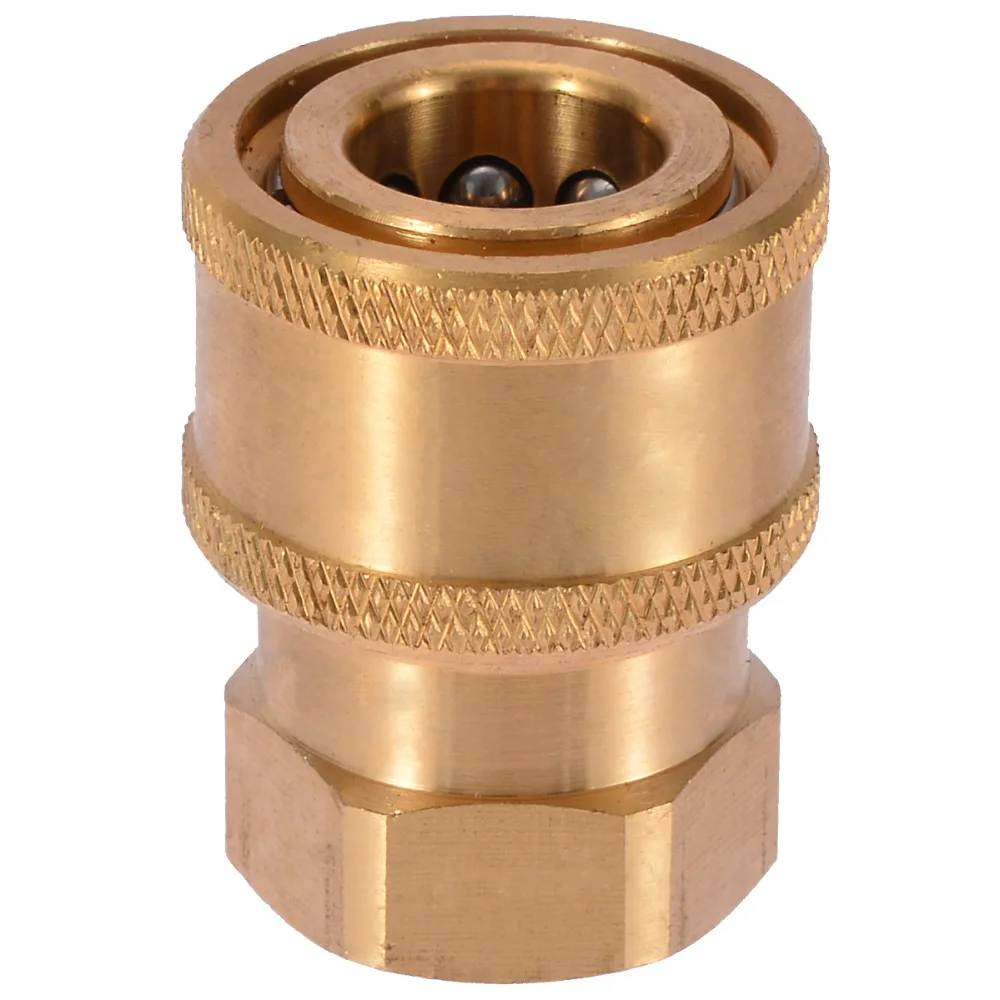 

1/4'' Garden Pressure Washer Hose Connector Adaptor Faucets Washing Machine Sprayer Connect Fitting Pipe To 1/4 Female