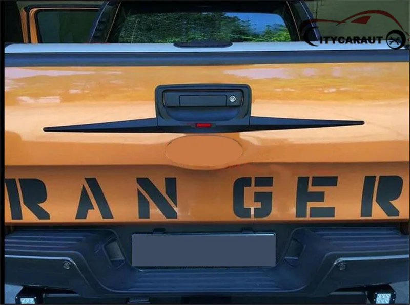 Подходит для RANGER 2012-2017 Черная задняя крышка багажника ABS Задняя Крышка отделка