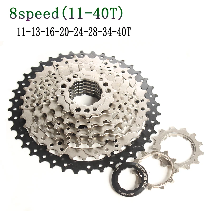 Горный велосипед MTB 8s 24s 8 скоростей 11 40T кассеты с широким соотношением звездочки