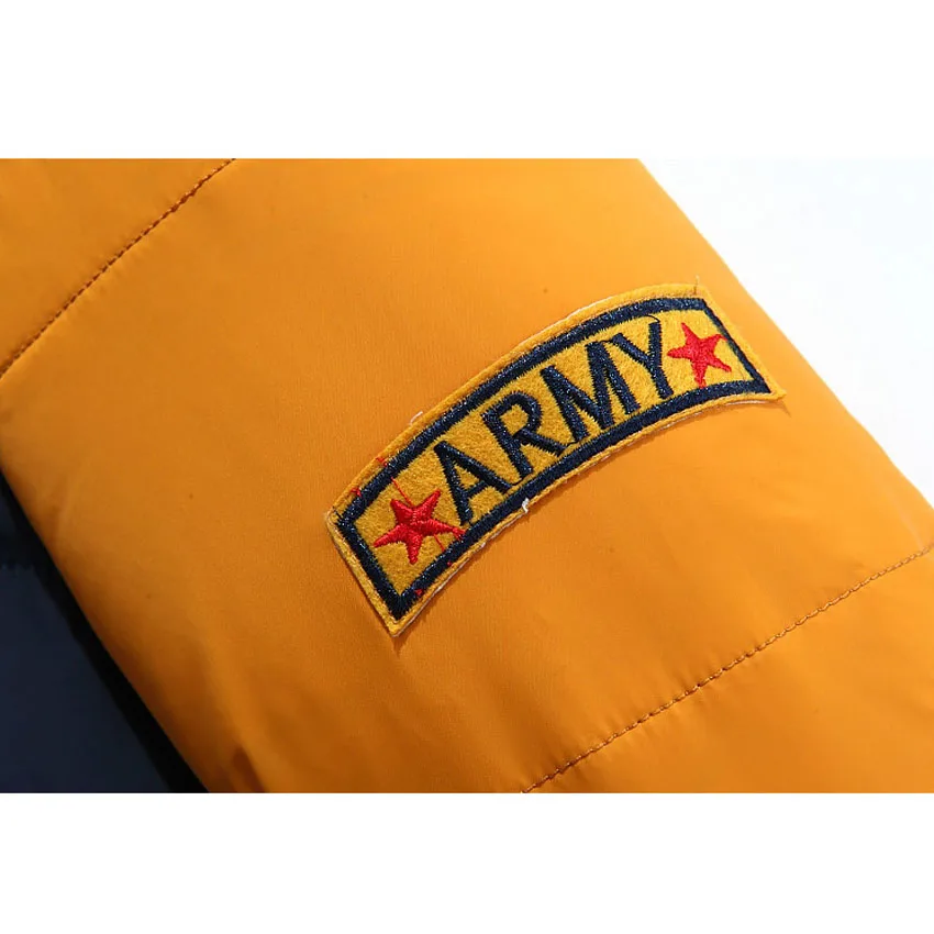 Повседневная куртка пальто осень и зима теплый мужской пуховик вышитый воротник