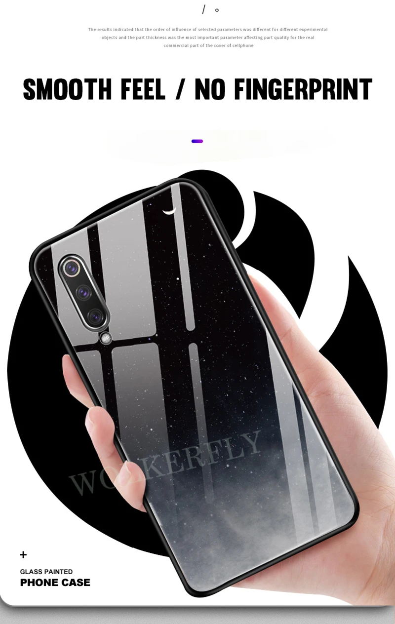 Стеклянный чехол для Xiao mi Red mi Note 7 6 5 Pro mi 9t mi 9 se mi A2 8 Lite Max 3 On Red mi 7 6A K20 Pro 5 Plus градиентный чехол Star Space