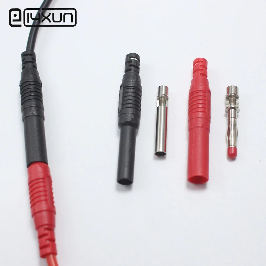 1 пара пайка типа 4 мм заглушка банана + разъем никелированный латунный безопасный