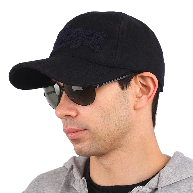 Корона шеф-повар шляпа мужская теплая зима шерстяные ухо бейсболка приток