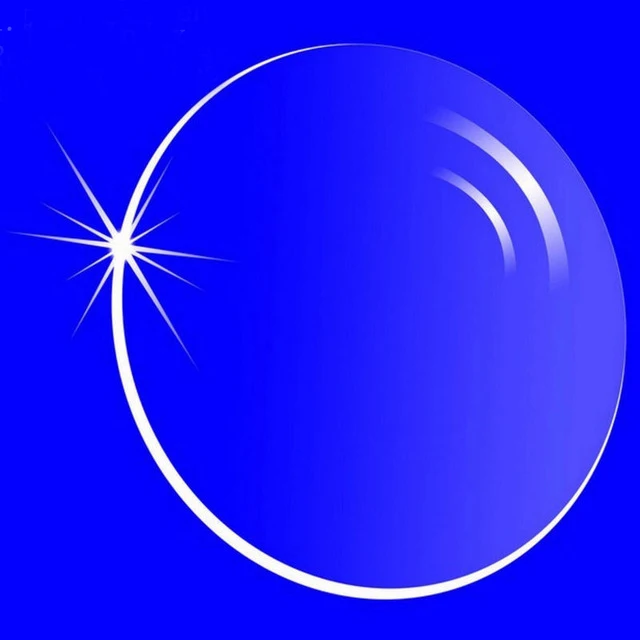 

The standard 1.56 index progressive lenses with dark blue tinted