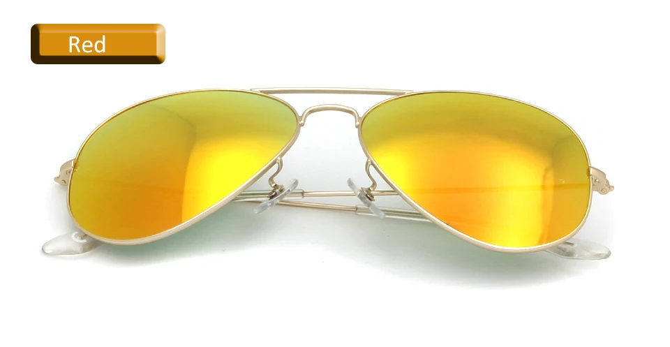Ray Sun glass es мужские очки пилота женские двойные мостовые стеклянные линзы авиационные зеркальные солнцезащитные очки мужские солнцезащитные очки es
