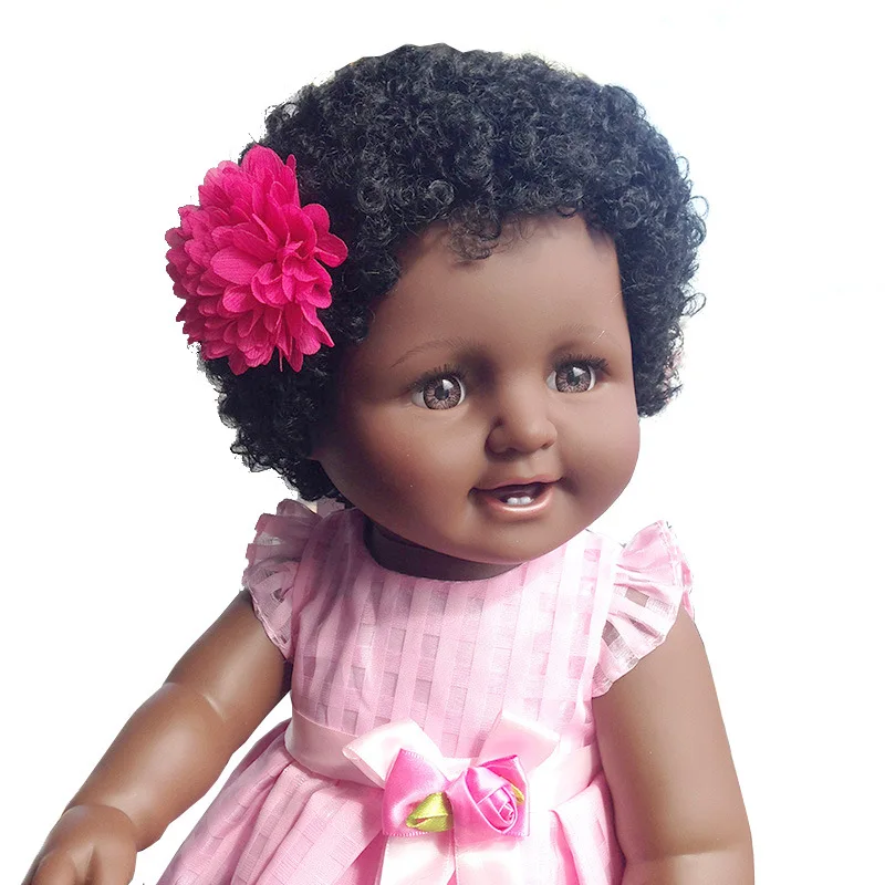 Детская подвижная шарнирная африканская кукла черная лучший подарок игрушка