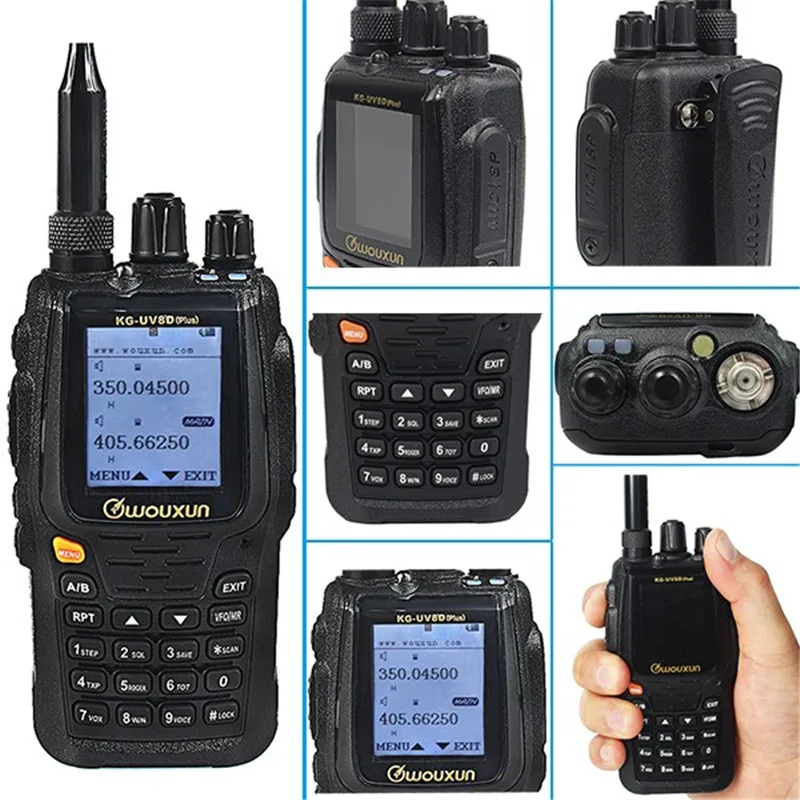 DHL Бесплатная доставка KG UV8D (плюс) Walkie Talkie UHF/VHF дуплексный перекрестный