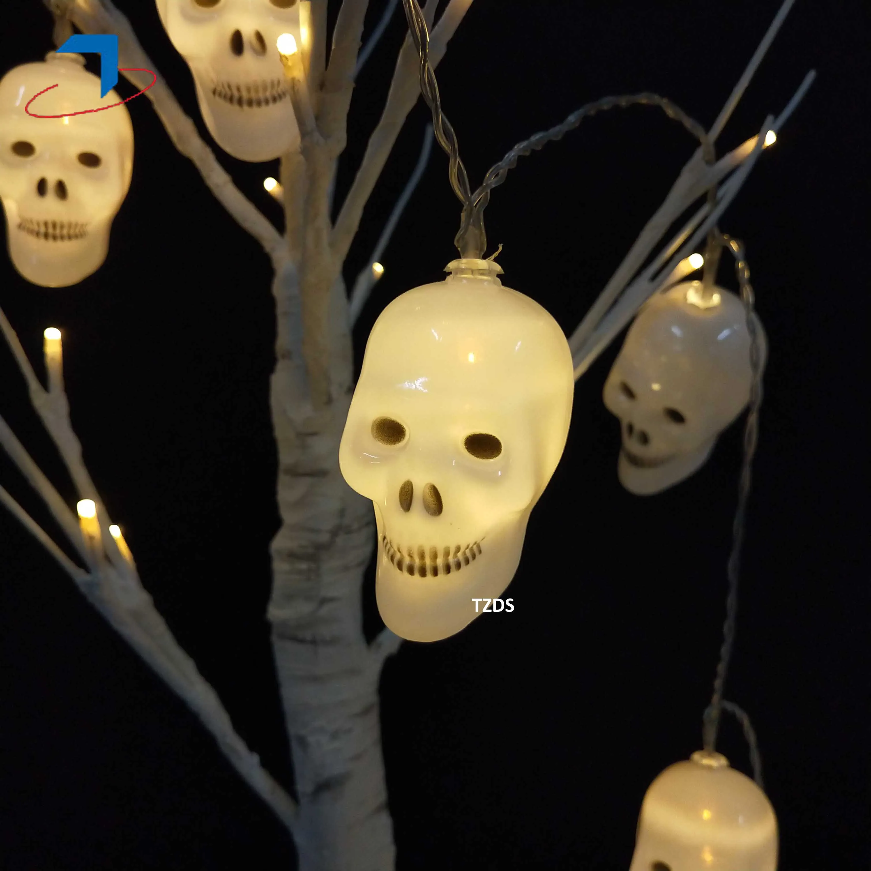 Батарея светодиодный светильник с привидением для Хэллоуина праздничные