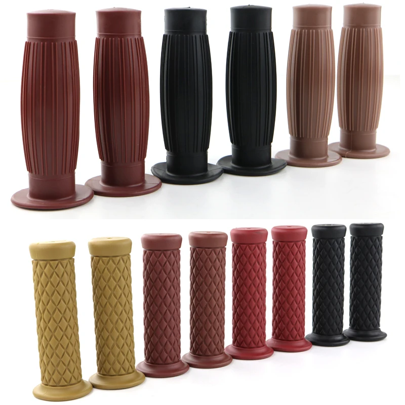 Cafe Racer Grip Rubber 7/8 "Руль 22 мм для Honda CB350 CB400 CB450 CB500 750 | Автомобили и мотоциклы