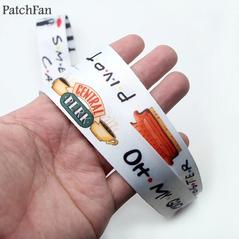 Patchfan друзья ТВ шоу забавные шейные ремешки для ключей очки держатель для карт Бисера Брелок телефоны камеры webbings A1371