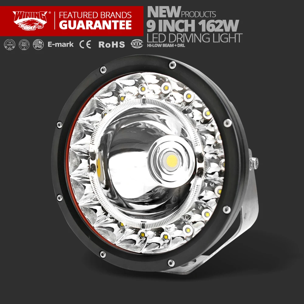 2017 Новый продукт 162W Круглый 9 &quotсветодиодный светильник для вождения синий DRL