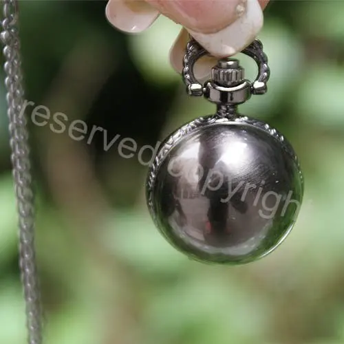 Роскошный дизайн с шариками Кварцевые женские ожерелья для девочек карманные