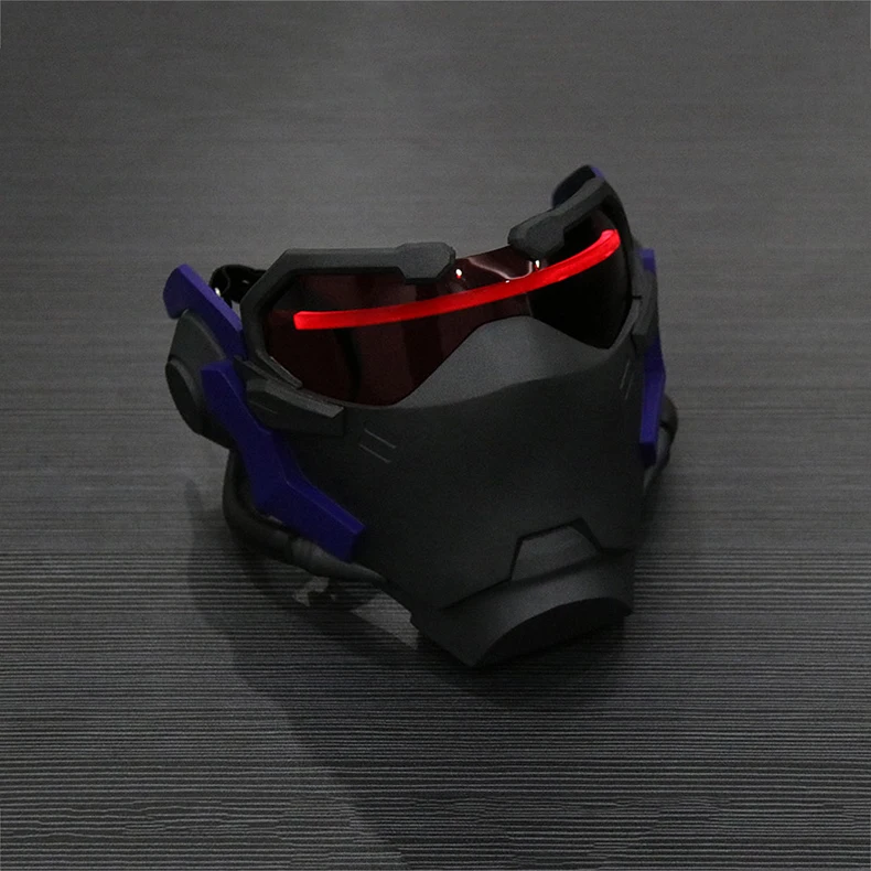 С светодиодный! Светящаяся маска солдата 76 с светильник для косплея Soldier76 шлем со светодиодной подсветкой для костюма на выставку реквизит для косплея