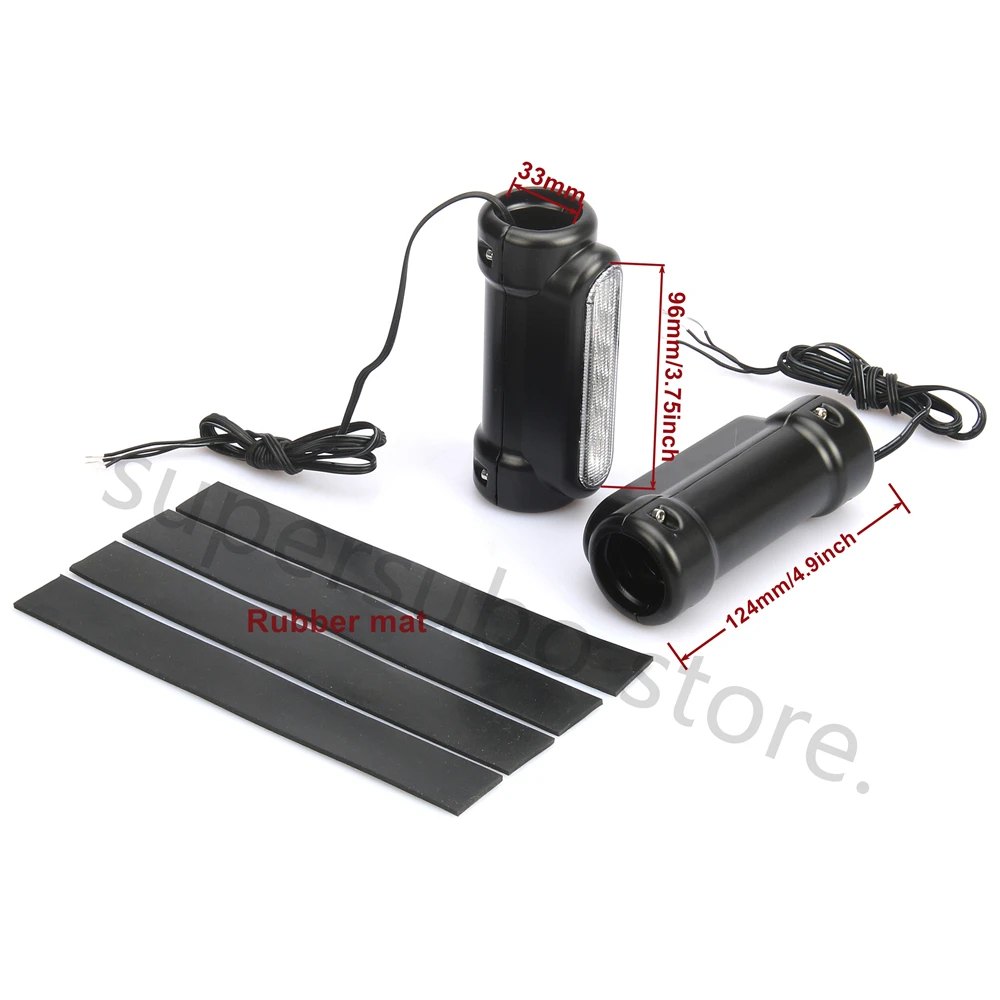 Черный мотоцикл шоссе бар свет горки LED указатель поворота аварийные бары для Harley