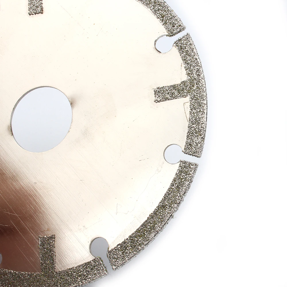 

100mm Diamond Coated flat Tipped Cutting Disc Grinding Wheel for Angle Grinder Stone Marble Tile Granite Rock Grit 60