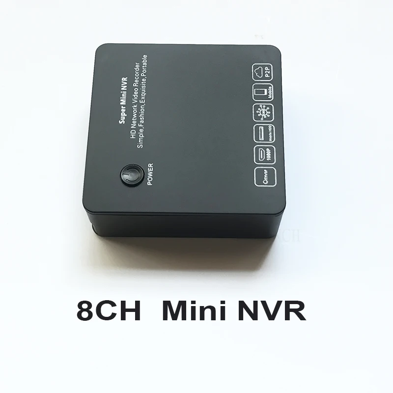 ONVIF мини NVR 8CH DVR VGA и HDMI 1080 P P2P облако сетевой видеорегистратор для IP