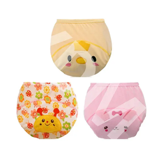 3 шт. Детские тренировочные штаны трусы многоразовые подгузники детская Пеленка