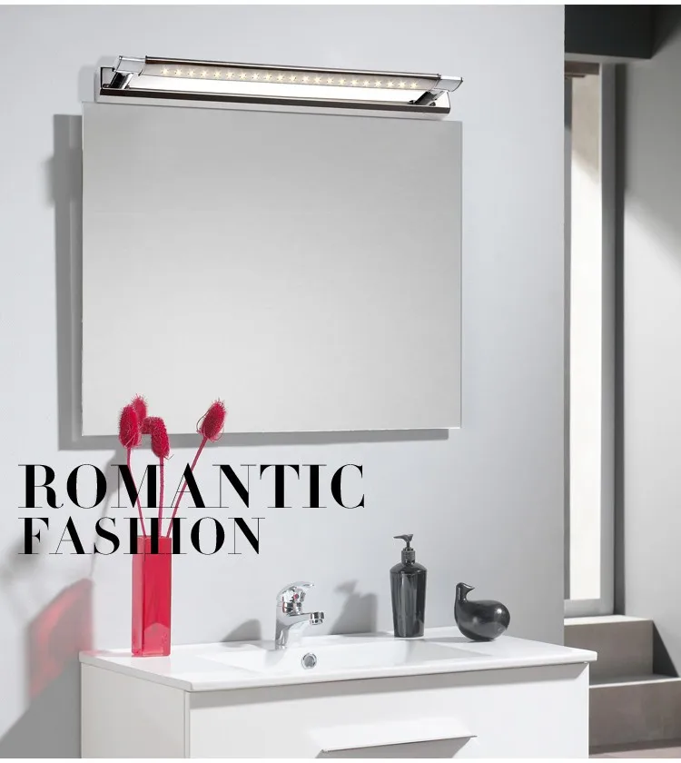 Современная косметисветильник лампа [DBF] SMD5050 из нержавеющей стали для зеркала в