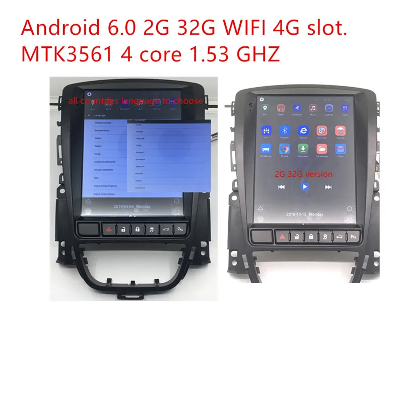 6.0 2G 32G WIFI 4G ZOYOSKII Android 9,0 10,4 дюймов ips vetical экран автомобильный gps Мультимедиа Радио bt navi для Opel Astra J, Vauxhall Astra 2010 - Цвет: 6.0 2G 32G WIFI 4G