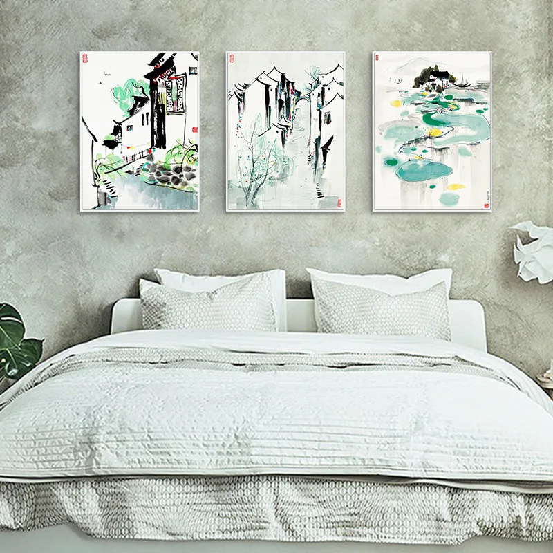 HAOCHU Скандинавская Картина на холсте новый китайский Современная декоративная