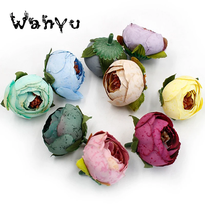 90 шт. весенние шелковые искусственные цветы|Принадлежности для рукоделия| |