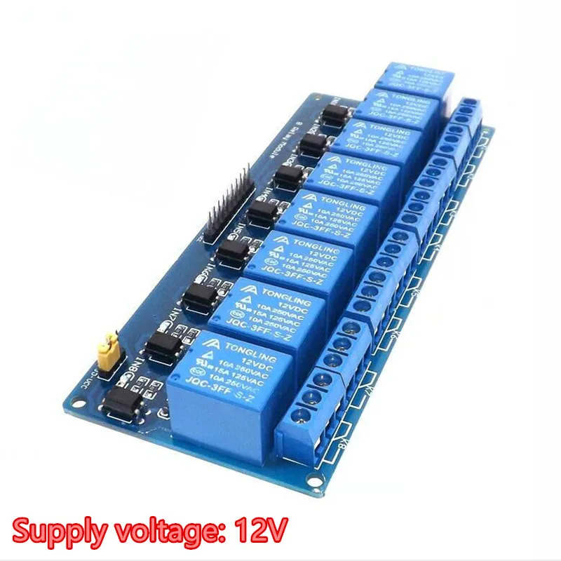 8-канальный релейный модуль для Arduino PIC AVR MCU DSP электронный тонометр с самым лучшим ценой 8-канальный модуль реле 12V 5V