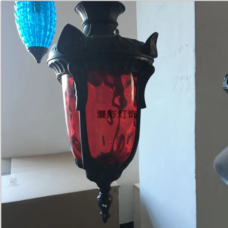 Богемный магазин одежды одноголовый подвесной светильник ZH BXY22 в виде