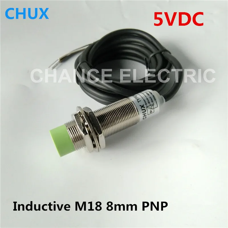 Inductive Proximity Sensors 5V PNP M18 DC Free Shipping 8mm Sensing Detect Distance Position Switch | Обустройство дома