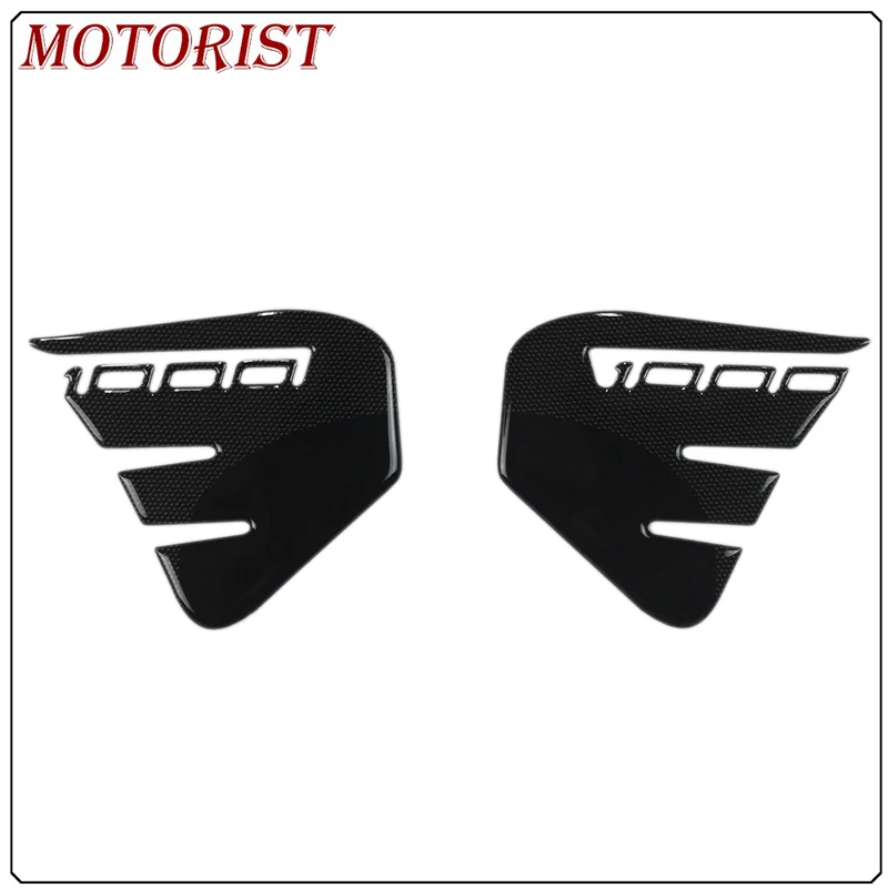 MOTORIST 3D carbon fiber Sticker Decal Emblem Protection Tank Pad Cas Cap For Kawasaki Z1000 KAWASAKI Z1000 Z 1000 detachable