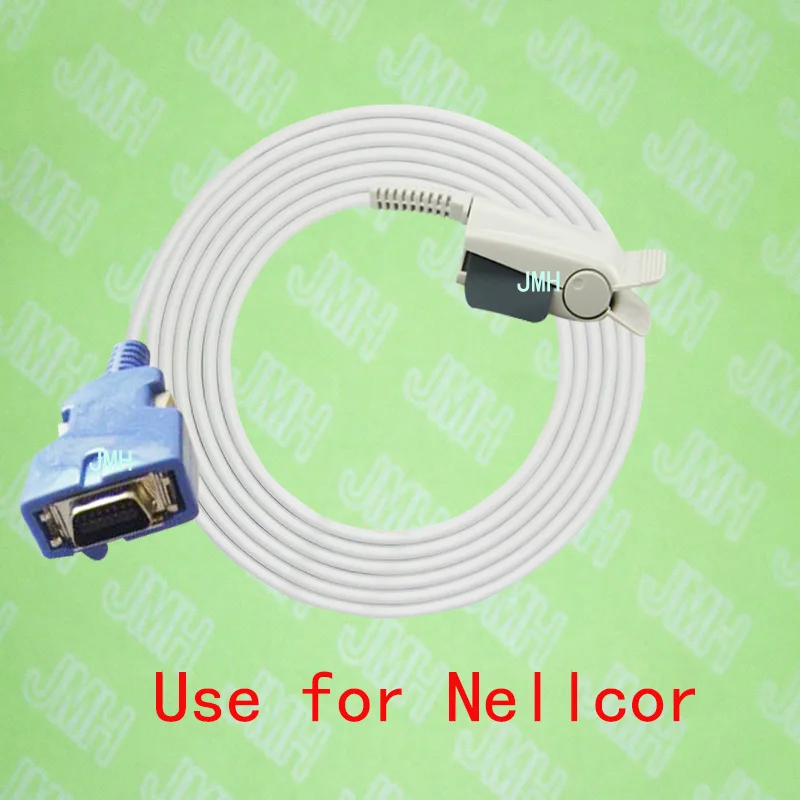 

Compatible with Direct 14pin Nellcor N550,N595,N560 Oximeter monitor the Adult finger Nellcor clip spo2 sensor.oximax tech.