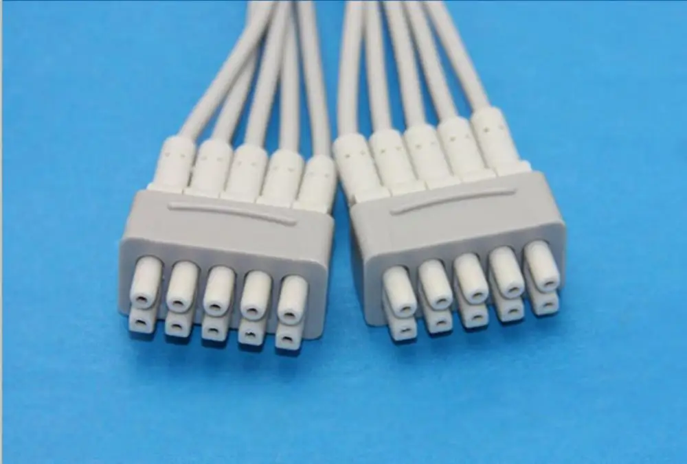 Для GE Marquette multilink leadwire 10 lead EKG leadпровода 38401816 900112 001 002 4 0 banana/Din 3 plug/clip/snap AHA IEC TPU| |