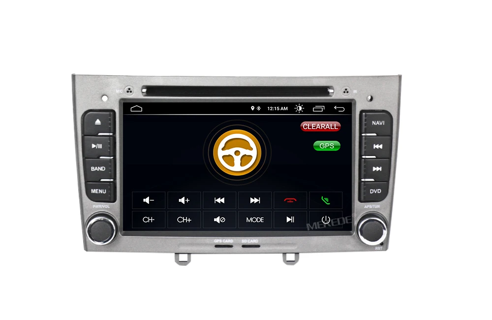 HD 1024x600 Android 8,1 7 дюймов Автомобильный DVD мультимедиа для peugeot 308 408 с wifi радио gps навигация 8G карта