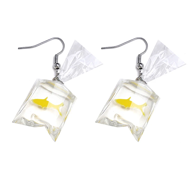 2 цвета летние модные серьги Крючки с карповыми узорами и клипсы для ушей без